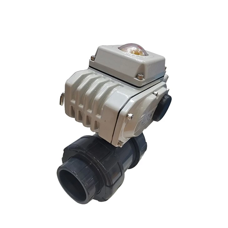 Soft Seal Double Union Plastic Ball Valve