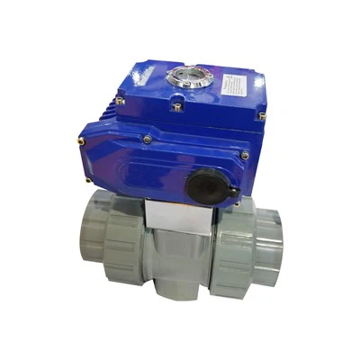 Електрични ПВЦ куглични вентил са женским навојем