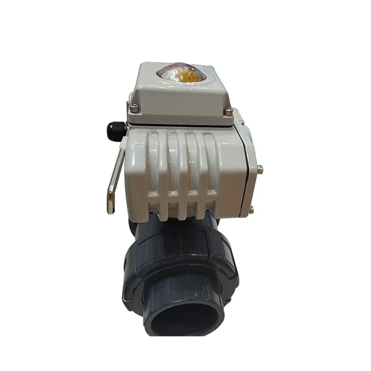 Soft Seal Double Union Plastic Ball Valve